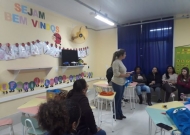 Pedagogia visita a Escola Municipal de Educação Infantil Monteiro Lobato