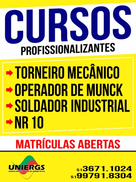 Novos Cursos de Qualificação Profissional!