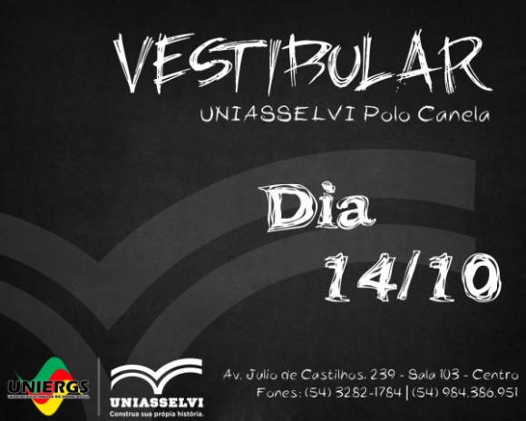 Vestibular UNIASSELVI Polo Canela